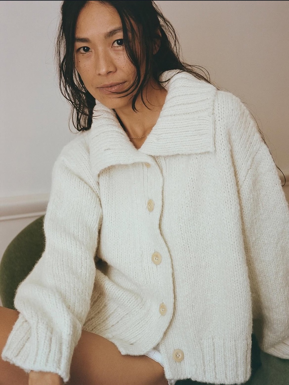 Ozma Cabin Cardi Huacaya Alpaca Natural